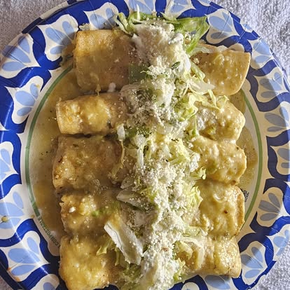 Enchiladas verdes